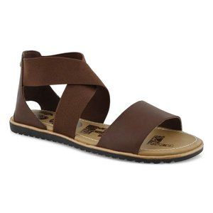 Sorel Womens Brown Ella Crisscross Pull On Casual Gladiator Sandal Size 10